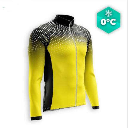 Jersey de Ciclismo Invernal en Lana Merino para Hombre - Image 18