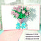Tarjeta De Felicitación 3D Ramo De Lirios