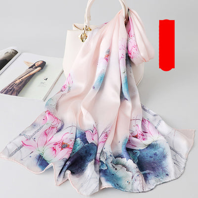 Pañuelo de Seda Estampado para Mujer - Image 3