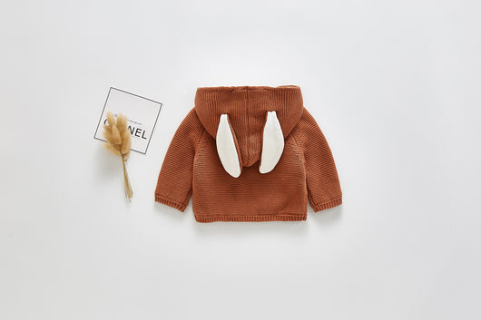 Cardigan Infantil con Orejas de Conejo - Suéter Versátil para Niños y Niñas - Image 10