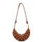 Bolsa Crossbody Retro con Remaches Acabado Metalizado Mate