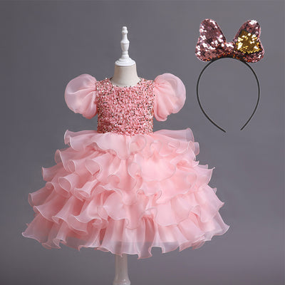 Vestido Tutú Princesa para Fiesta de Cumpleaños Infantil
