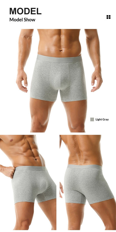 Calzoncillos Boxer Briefs de Algodón Transpirable Talla Grande Todo Clima - Image 15