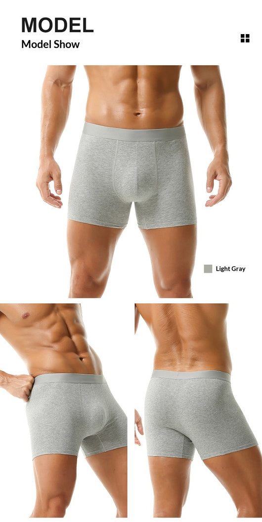 Calzoncillos Boxer Briefs de Algodón Transpirable Talla Grande Todo Clima - Image 15