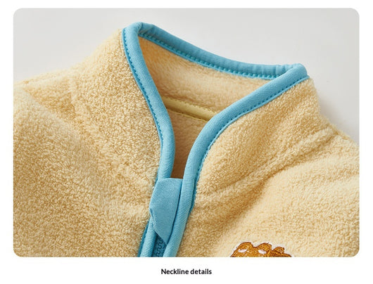 Abrigo Polar Infantil Conejo Adorable para Otoño e Invierno - Image 9