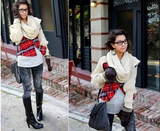 Bufanda Suéter Cashmere para Mujer - Elegancia y Calidez - Image 11