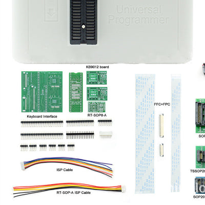 Programador RT809H Profesional para NAND, EMMC, EC, MCU y NOR - Kit 26 Piezas - Image 2