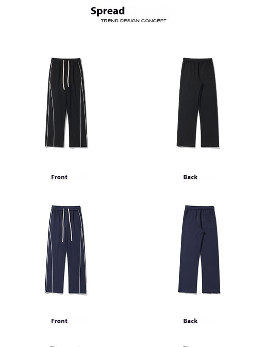 Pantalones de Buzo Hong Kong Cintura Blanca con Cinta - Image 11