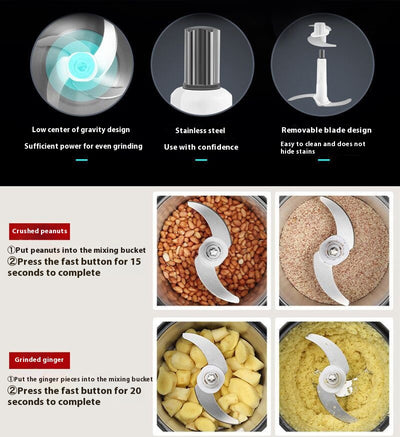 Procesador de Alimentos Multiusos Acero Inoxidable Premium - Image 9