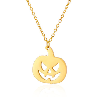 Collar con Dije de Calabaza y Fantasma para Halloween - Image 6