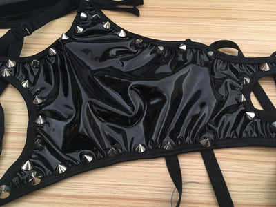 Traje de Cuerpo Entero en Cuero con Tracción y Soporte - Image 8