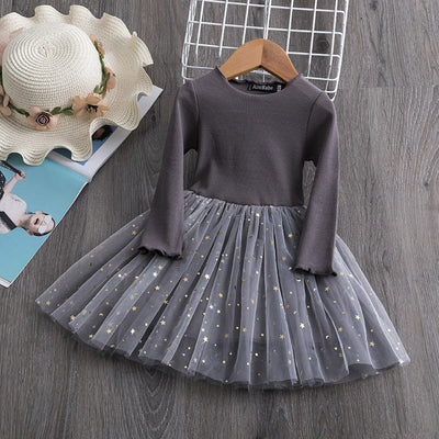 Vestido Niña Estrellas de Cinco Puntas con Rayas - Image 11