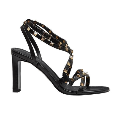 Zapatos Negros de Mujer con Remaches y Hebilla - Estilo Europeo Moderno - Image 9