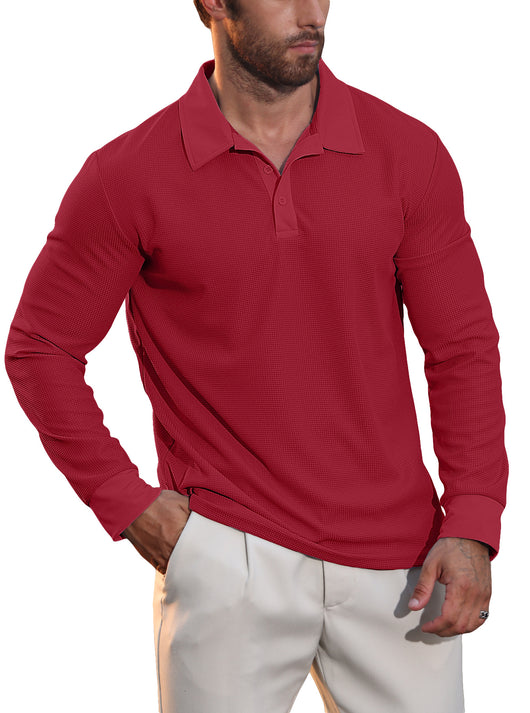 Camisa Casual Americana de Solapa para Hombre - Manga Larga - Image 7