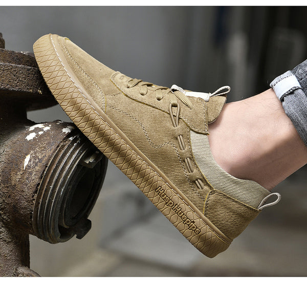 Tenis Casuales de Cuero Nobuk para Hombre