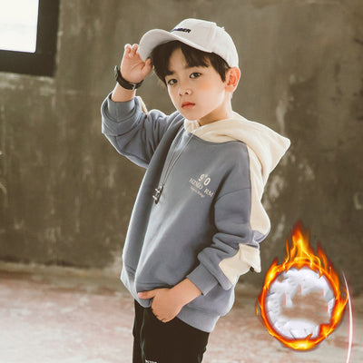 Chaqueta Acolchada con Forro de Terciopelo para Niños - Otoño e Invierno - Image 5