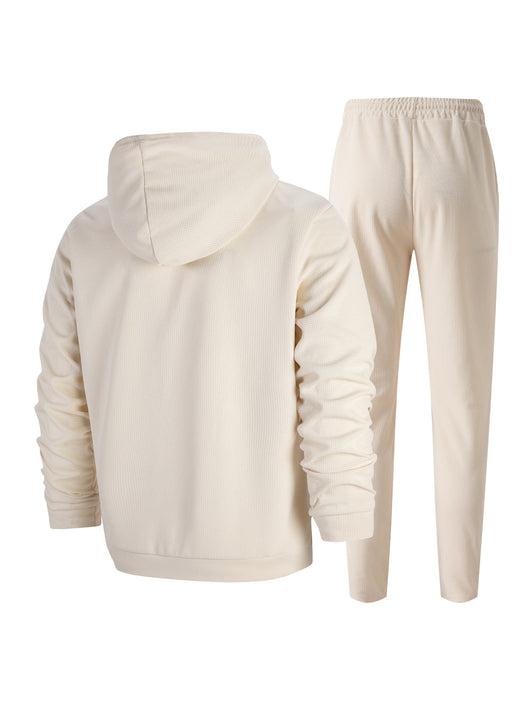 Conjunto Deportivo Dos Piezas con Sudadera Texturizada y Pantalón Largo - Image 13