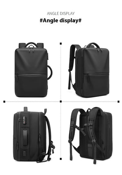 Mochila Profesional Impermeable para Hombre con Compresión Inteligente - Image 17