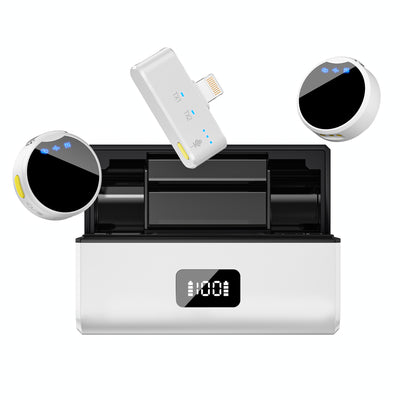 Micrófono Inalámbrico con Clip Magnético y Estuche de Carga - Image 5