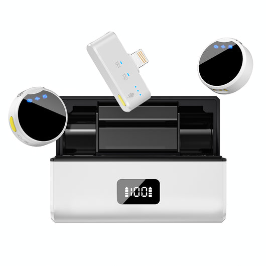 Micrófono Inalámbrico con Clip Magnético y Estuche de Carga - Image 5