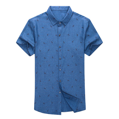 Camisa Ejecutiva de Algodón para Hombre - Manga Corta - Image 9