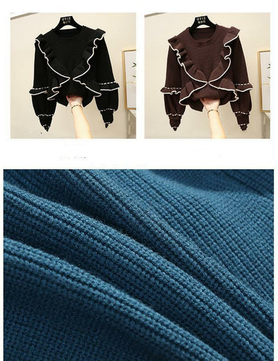 Suéter Tejido para Mujer con Mangas Farol - Image 15