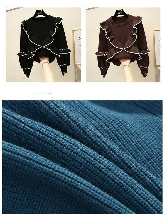 Suéter Tejido para Mujer con Mangas Farol - Image 15