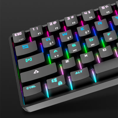 Teclado Mecánico Inalámbrico con Keycaps PBT Coloridos - Image 6