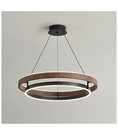 Lámpara de Techo Minimalista Moderna con Acabado Madera Italiana - Image 16