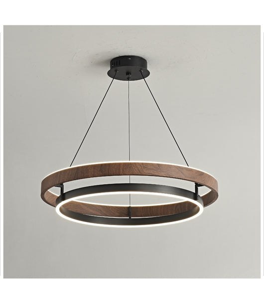 Lámpara de Techo Minimalista Moderna con Acabado Madera Italiana - Image 16