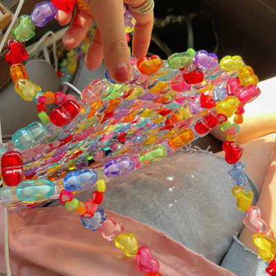 Bolso Beaded con Contraste de Colores Vibrantes - Image 11