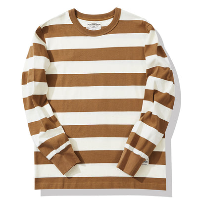 Camiseta Manga Larga a Rayas para Hombre - Clásica y Versátil - Image 4