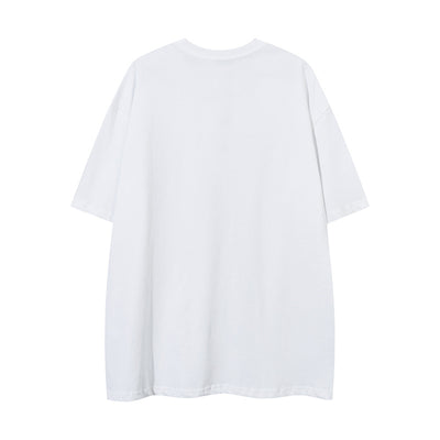 Playera para Hombre con Estampado de Mariposa y Cristales Brillantes - Image 9
