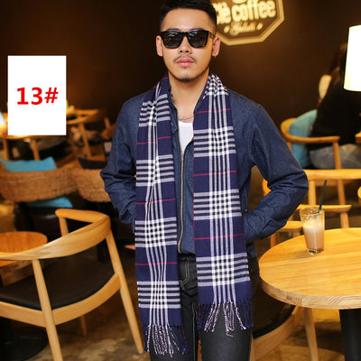 Bufanda Cuadrille Cálida para Hombre - Estilo Casual Versátil - Image 35