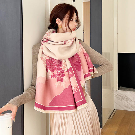 Chalina Estampada de Cashmere Artificial - Perfecto para Aire Acondicionado - Image 6