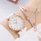Reloj de Moda para Estudiantes con Pulsera Juego Completo