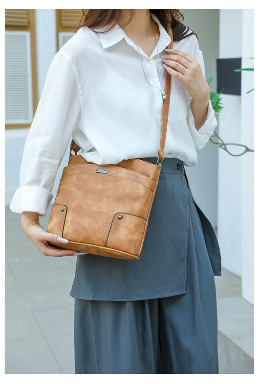 Bolso de Hombro Retro Lujoso Versátil Multifuncional - Image 16