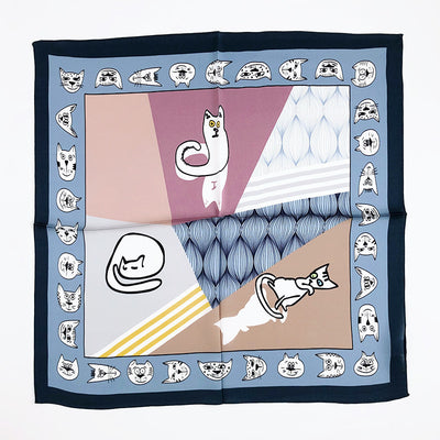 Pañuelo de Seda Cuadrado Pequeño para Mujer - Image 3