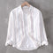 Camisa Casual de Rayas para Hombre - Manga Larga