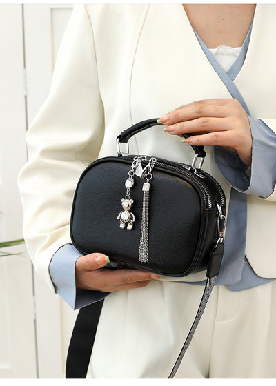 Bolso Cuadrado Pequeño con Costura Decorativa para Mujer - Image 19