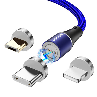 Cable Magnético Universal de Carga Rápida Tres en Uno - Image 9