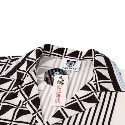 Camisa Hawaiana Estampada Completa con Flores - Cardigan Playa Manga Corta para Hombre - Image 3