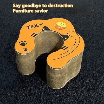 Rascador Plegable para Gatos con Pelota Magnética y Tablero Intercambiable