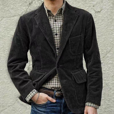 Traje Minimalista Retro para Hombre - Diseño Clásico Contemporáneo - Image 10