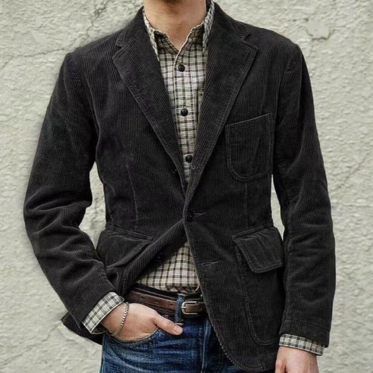 Traje Minimalista Retro para Hombre - Diseño Clásico Contemporáneo - Image 10