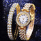 Pulsera De Reloj Dorada