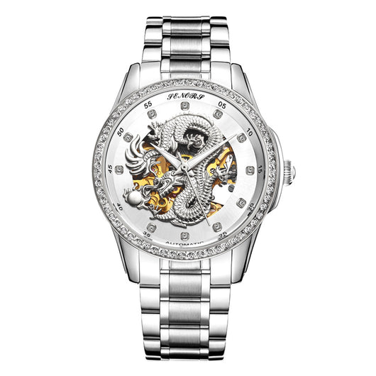 Reloj para Hombre con Dragón Dorado en Relieve - Image 5