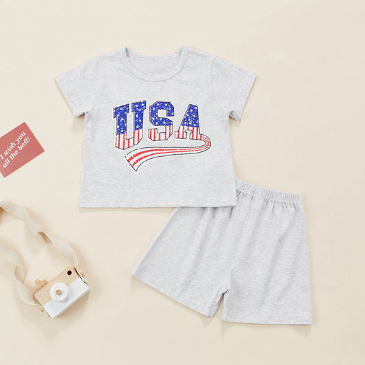 Conjunto de Verano para Niños: Playera Manga Corta y Shorts - Image 2