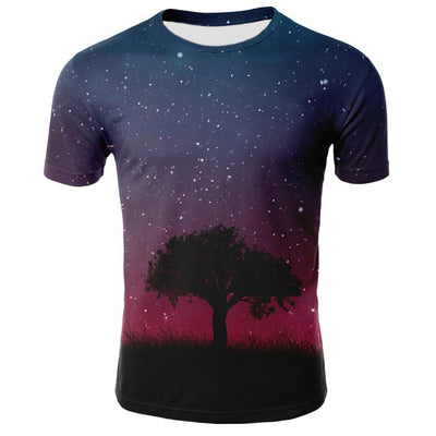 Camiseta Slim Fit Hombre Impresión 3D Digital Verano - Image 3