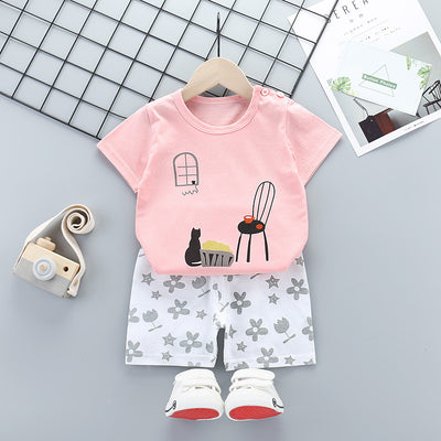 Conjunto Infantil de Verano: Camiseta y Shorts de Algodón - Image 16